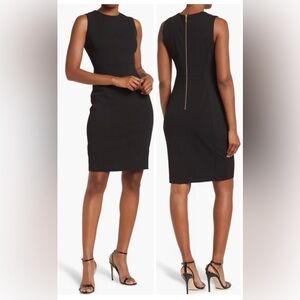 Black Sleeveless Sheath Dress